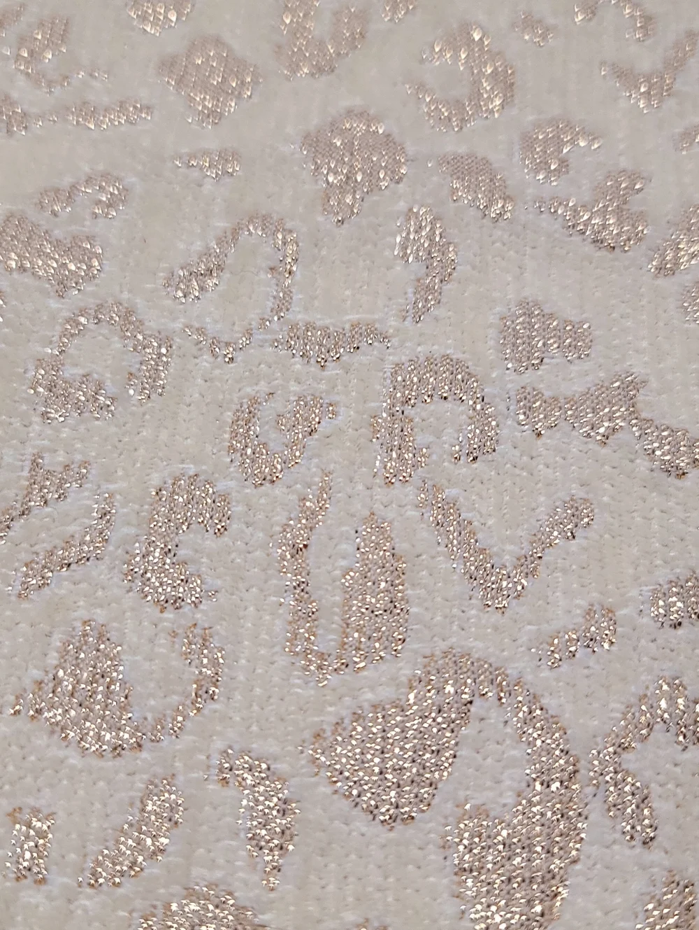 4 Nicole Miller Metallic Rose Gold Leopard Cheetah Animal Print Placemats NEW